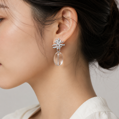 Glacier Fragments Drop Earrings